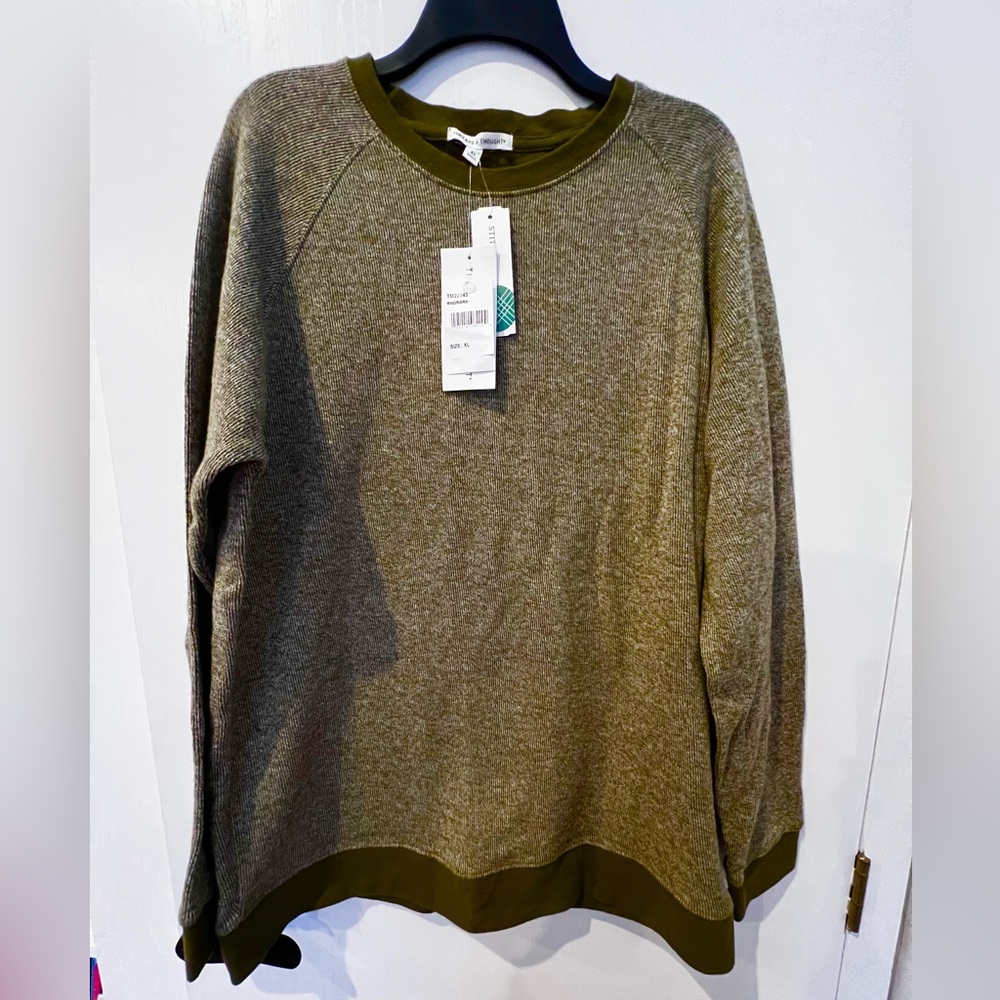 NWT- Threads 4 Thought- Olive long sleeved shirt
